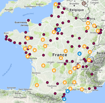 Cartes refuges partenaires_Accueils 2017