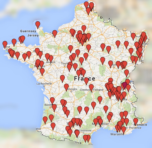 carte des benevoles